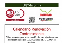 LLAMAMIENTO PARA RENOVACION DE CONTRATOS