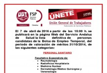 LISTADOS DEFINITIVOS BOLSA DEL SAS