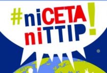 Concentración contra el TTIP y el CETA