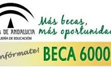 CONVOCATORIA PÚBLICA DE LA BECA 6000. Plazo de solicitudes desde el 29 de octubre al 27 de noviembre.