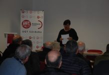 Asamblea de Afiliados de FeSP-UGT Córdoba adscritos a la UJP