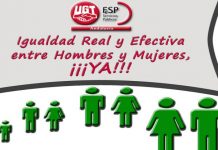 UGT considera fundamental la igualdad entre hombres y mujeres durante el desarrollo evolutivo de las personas