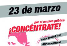 Concentración a favor del Empleo Público