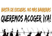 Basta de excusas, no más barreras. Queremos acoger ¡ya!
