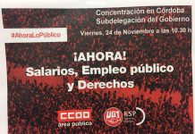 CONCENTRACIÓN POR LA RECUPERACIÓN DE DERECHOS, VIERNES 24 a las 10,30h. EN LA SUBDELEGACIÓN DEL GOBIERNO