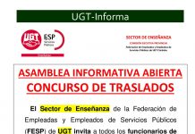 Asamblea informativa abierta: Concurso de Traslados