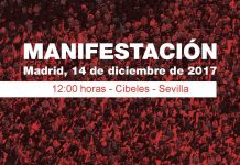 Manifestación en Madrid para exigir la recuperación de derechos de los empleados y empleadas de los servicios públicos