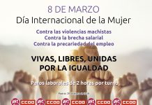 8 DE MARZO 2018 – DIA INTERNACIONAL DE LA MUJER #VivasLibresUnidas POR LA IGUALDAD