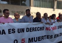 La vida es un derecho. No más siniestros laborales