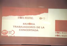 Asamblea trabajadores Enseñanza Concertada