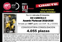 Consolidación de Empleo en Correos