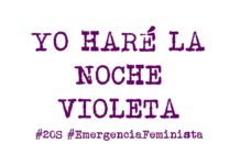 20 de septiembre, Noche Violeta