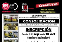 Consolidación de empleo en CORREOS