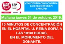 Concentración contra los recortes en Sanidad