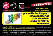 El día 18 VOTA