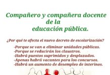 4 DE MARZO HUELGA EN DEFENSA DE LA EDUCACIÓN PÚBLICA