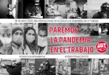 28 de Abril 2020, Día Internacional de la Salud y la Seguridad en el Trabajo