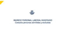 CORREOS Ingreso Personal Laboral Indefinido