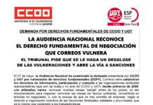 CORREOS Comunicado conjunto