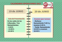 UGT INFORMA: CRITERIOS DE ACTUACIÓN DE LOS TRIBUNALES EN LAS OPOSICIONES 2021