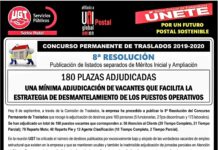 8ª ADJUDICACION DEL CONCURSO DE TRASLADOS