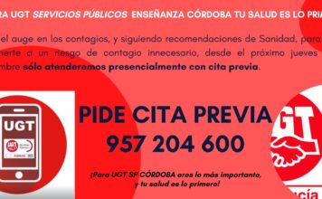 ATENCIÓN POR CITA PREVIA. LO PRIMERO ES TU SALUD.