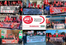 UGT se moviliza por la dignidad de los docentes andaluces