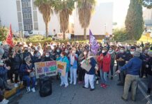 UGT SERVICIOS PÚBLICOS EN APOYO DE LAS LIMPIADORAS DE LOS HOSPITALES EN CÓRDOBA Y PROVINCIA.