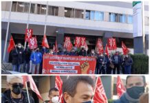 UGT SE CONCENTRA DEMANDANDO LAS PRINCIPALES DEMANDAS DE LOS DOCENTES. ANDALUCES.