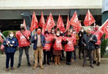 UGT se ha vuelto a movilizar hoy en Córdoba, igual que en el resto de provincias andaluzas por la dignidad de los docentes andaluces.