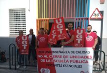UGT SE MANIFIESTA EN APOYO DEL AMPA DEL CEIP VIRGEN DE LUNA DE POZOBLANCO CONTRA EL CIERRE DE UNA UNIDAD DE INFANTIL
