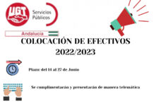 Colocación de efectivos, ya puedes pedir tus destinos para el curso 22-23, accede a la solicitud