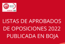 Publicada la lista de aprobados en las pasadas oposiciones al Cuerpo de Maestros de 2022