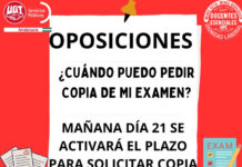 Mañana 21 de junio se abrirá el plazo para solicitar la copia del examen en las Oposiciones 2023