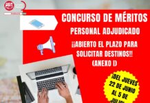 ABIERTO EL PLAZO PARA SOLICITAR DESTINO PARA EL CURSO 23/24 PARA EL PERSONAL SELECCIONADO EN EL CONCURSO DE MÉRITOS