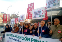 UGT SE CONCENTRA POR LA DIGNIDAD DE LOS PROFESIONALES DEL DISTRITO CÓRDOBA – GUADALQUIVIR