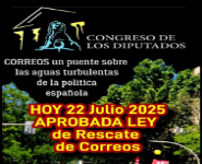 APROBABA LA LEY DEL RESCATE POSTAL