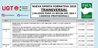 CURSOS TRANSVERSALES PARA EL PERSONAL DEL SAS