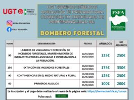 CURSOS BOMBEROS FORESTALES