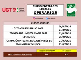 CURSOS PERSONAL ENTIDADES LOCALES. OPERARIOS