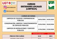 CURSOS PERSONAL ENTIDADES LOCALES. LIMPIEZA