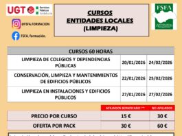 CURSOS PERSONAL ENTIDADES LOCALES. LIMPIEZA