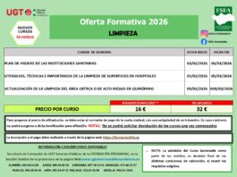 CURSOS PERSONAL LIMPIEZA.