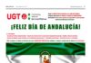 UGT COMO PRIMERA FUERZA SINDICAL CELEBRA EL DÍA DE ANDALUCÍA