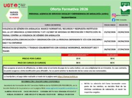 CURSOS PARA PERSONAL ASSDA