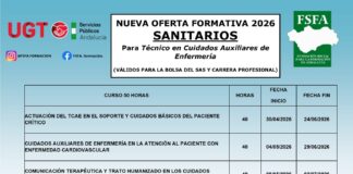 Oferta Formación SANITARIOS