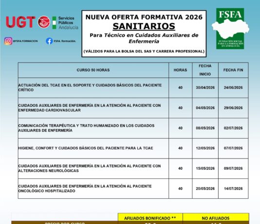 Oferta Formación SANITARIOS
