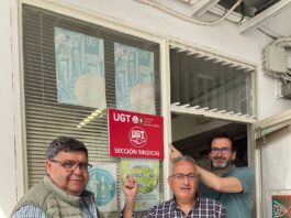 Visita a la Sección Sindical de Cultura en la Junta de Andalucía
