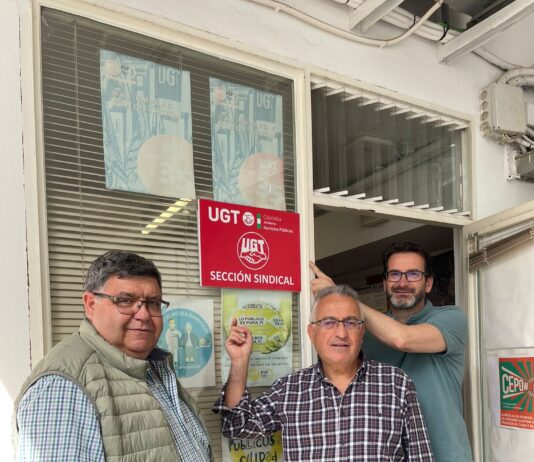 Visita a la Sección Sindical de Cultura en la Junta de Andalucía