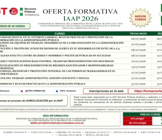 Formación IAAP 2º Cuatrimestre 2026